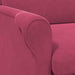 Fauteuil Wijnrood Fluweel