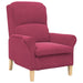 Fauteuil Wijnrood Fluweel
