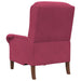 Fauteuil Wijnrood Fluweel