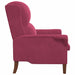 Fauteuil Wijnrood Fluweel