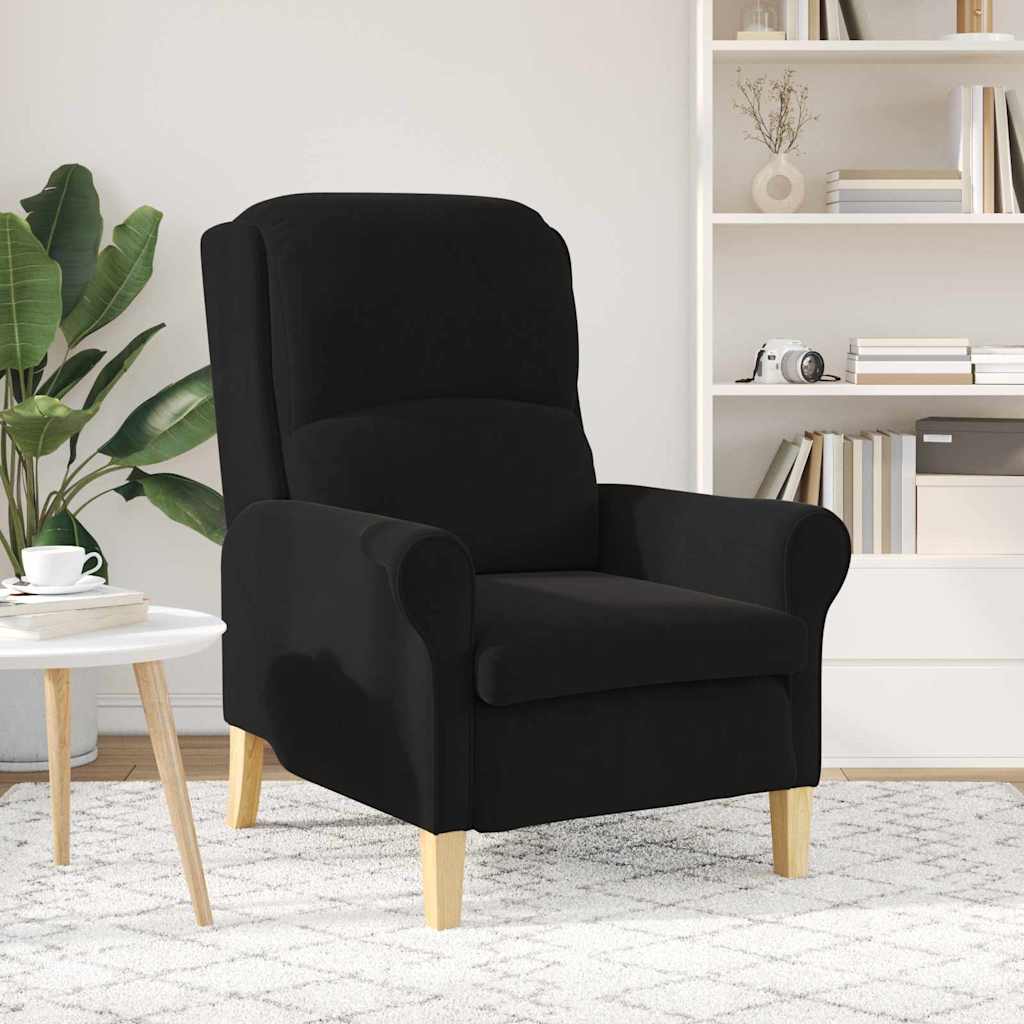 Fauteuil Zwart Fluweel