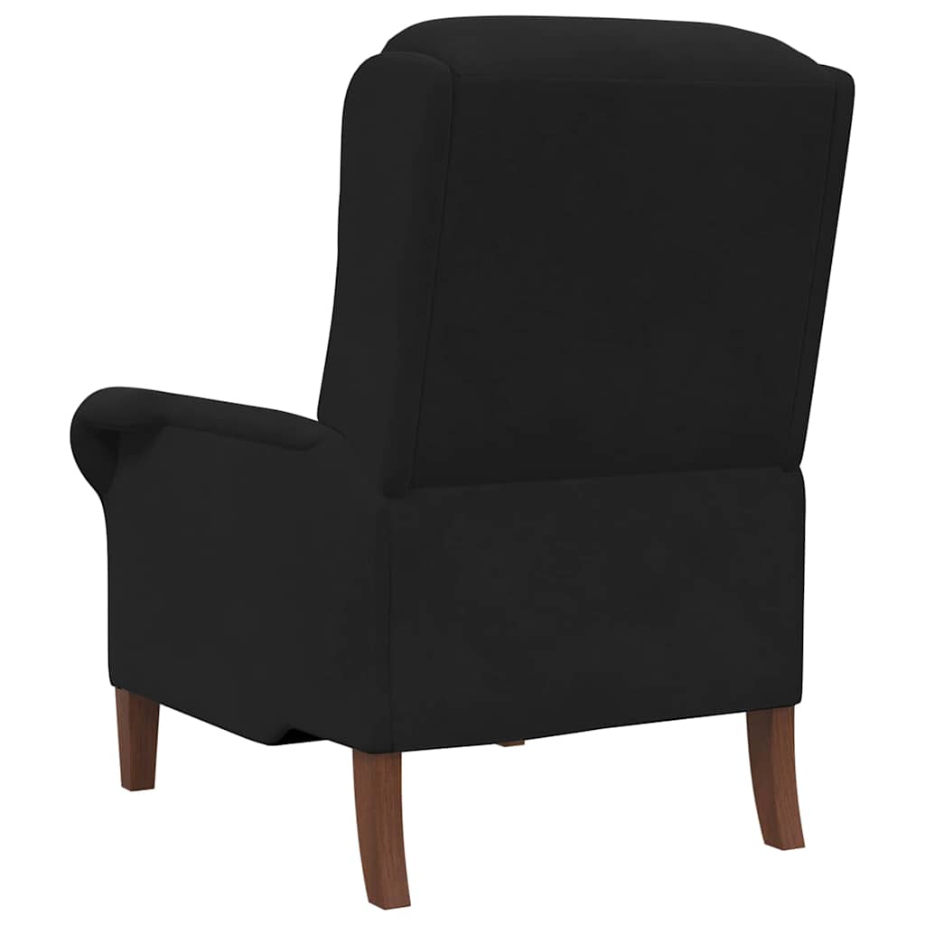 Fauteuil Zwart Fluweel