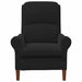Fauteuil Zwart Fluweel