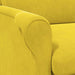 Fauteuil Geel Fluweel