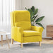 Fauteuil Geel Fluweel