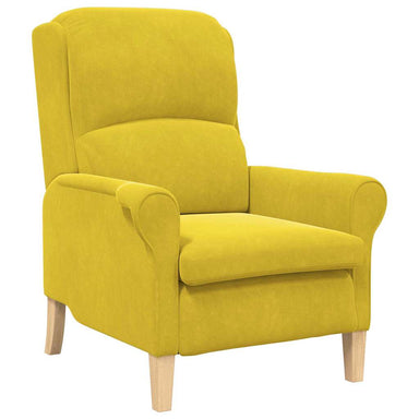 Fauteuil Geel Fluweel