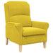 Fauteuil Geel Fluweel