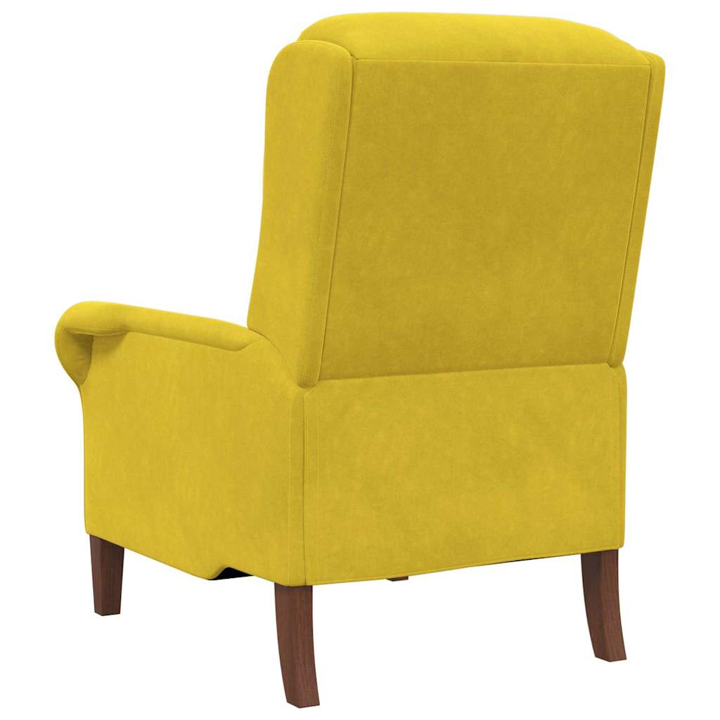 Fauteuil Geel Fluweel