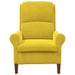 Fauteuil Geel Fluweel