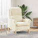 Fauteuil Crème Fluweel
