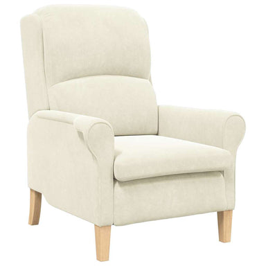 Fauteuil Crème Fluweel