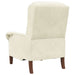 Fauteuil Crème Fluweel