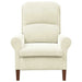 Fauteuil Crème Fluweel