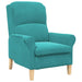 Fauteuil Turquoise Fluweel