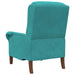 Fauteuil Turquoise Fluweel