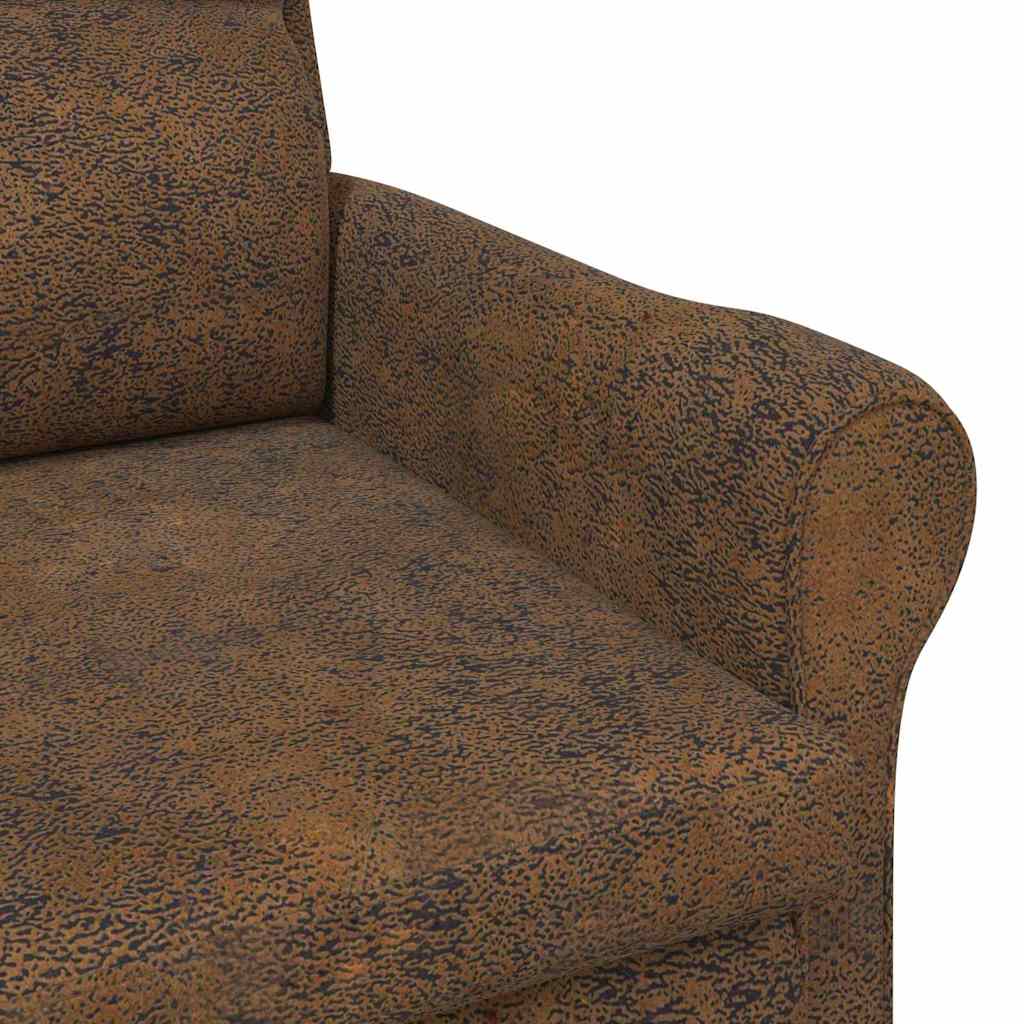 Fauteuil Bruin Nep Leer