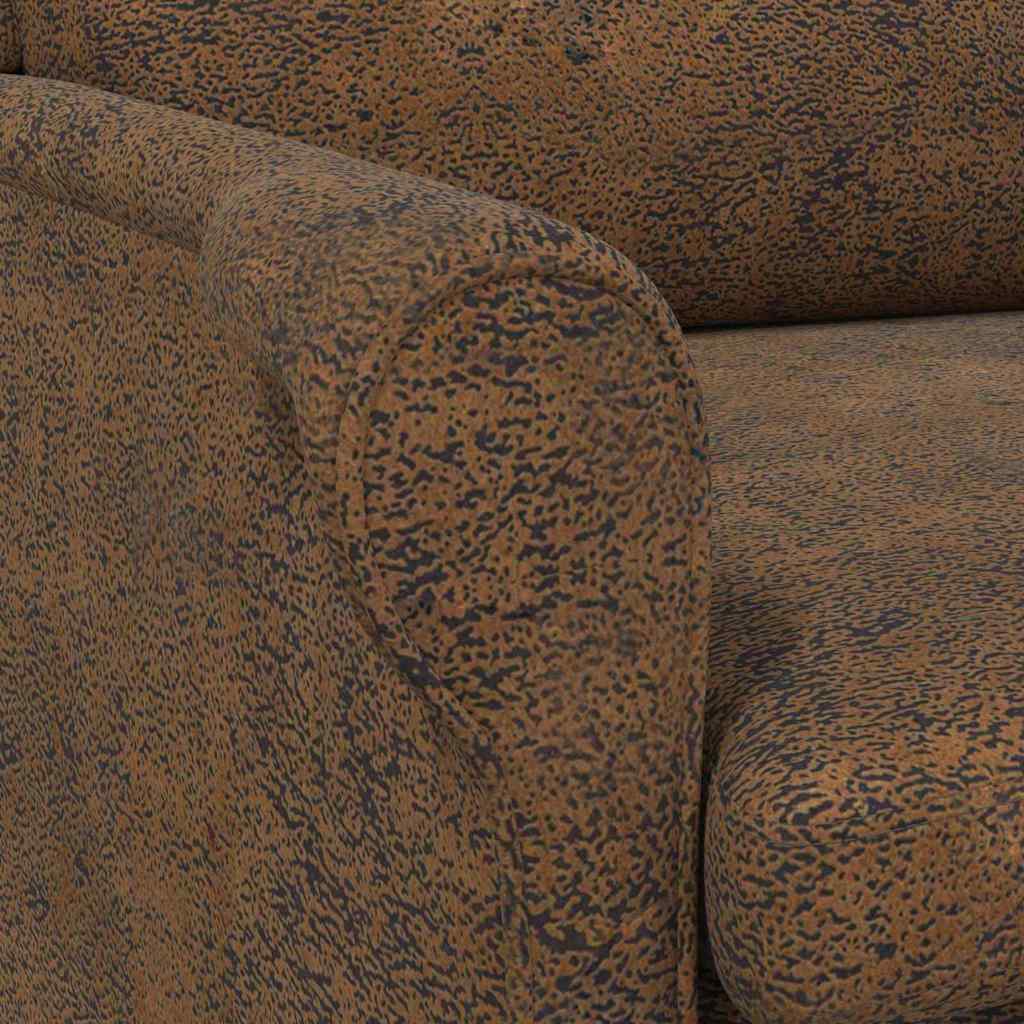 Fauteuil Bruin Nep Leer