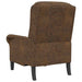 Fauteuil Bruin Nep Leer