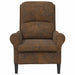 Fauteuil Bruin Nep Leer