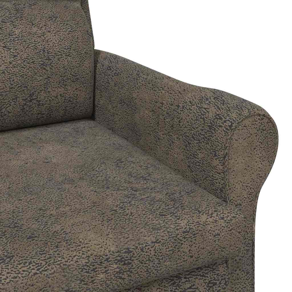 Fauteuil Donkergrijs Nep Leer