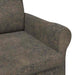 Fauteuil Donkergrijs Nep Leer
