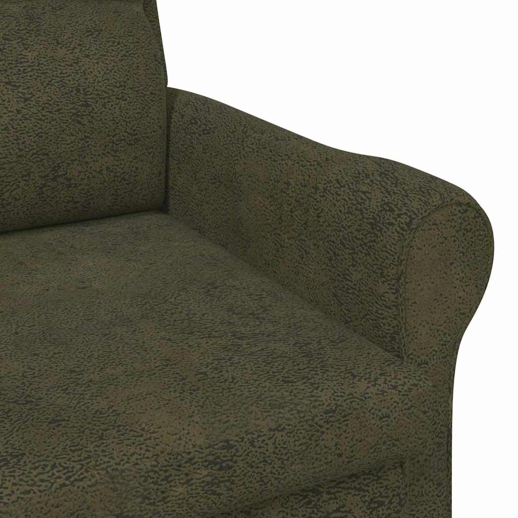 Fauteuil Leger groen Nep Leer