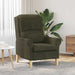 Fauteuil Leger groen Nep Leer