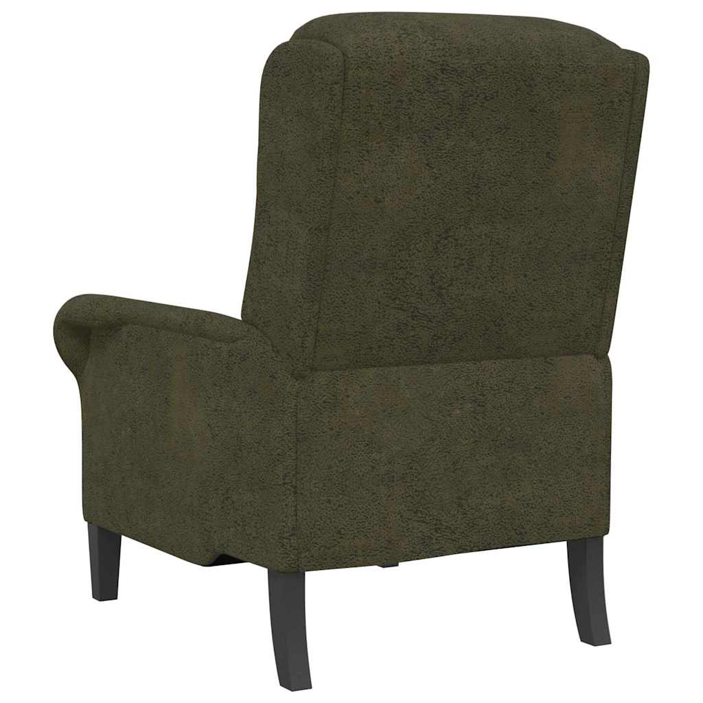 Fauteuil Leger groen Nep Leer