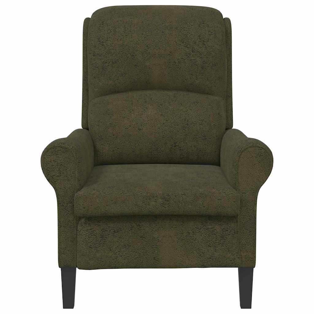 Fauteuil Leger groen Nep Leer