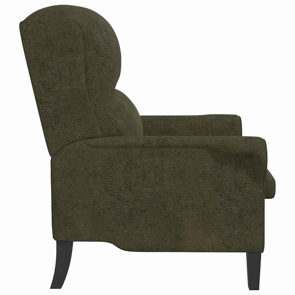 Fauteuil Leger groen Nep Leer