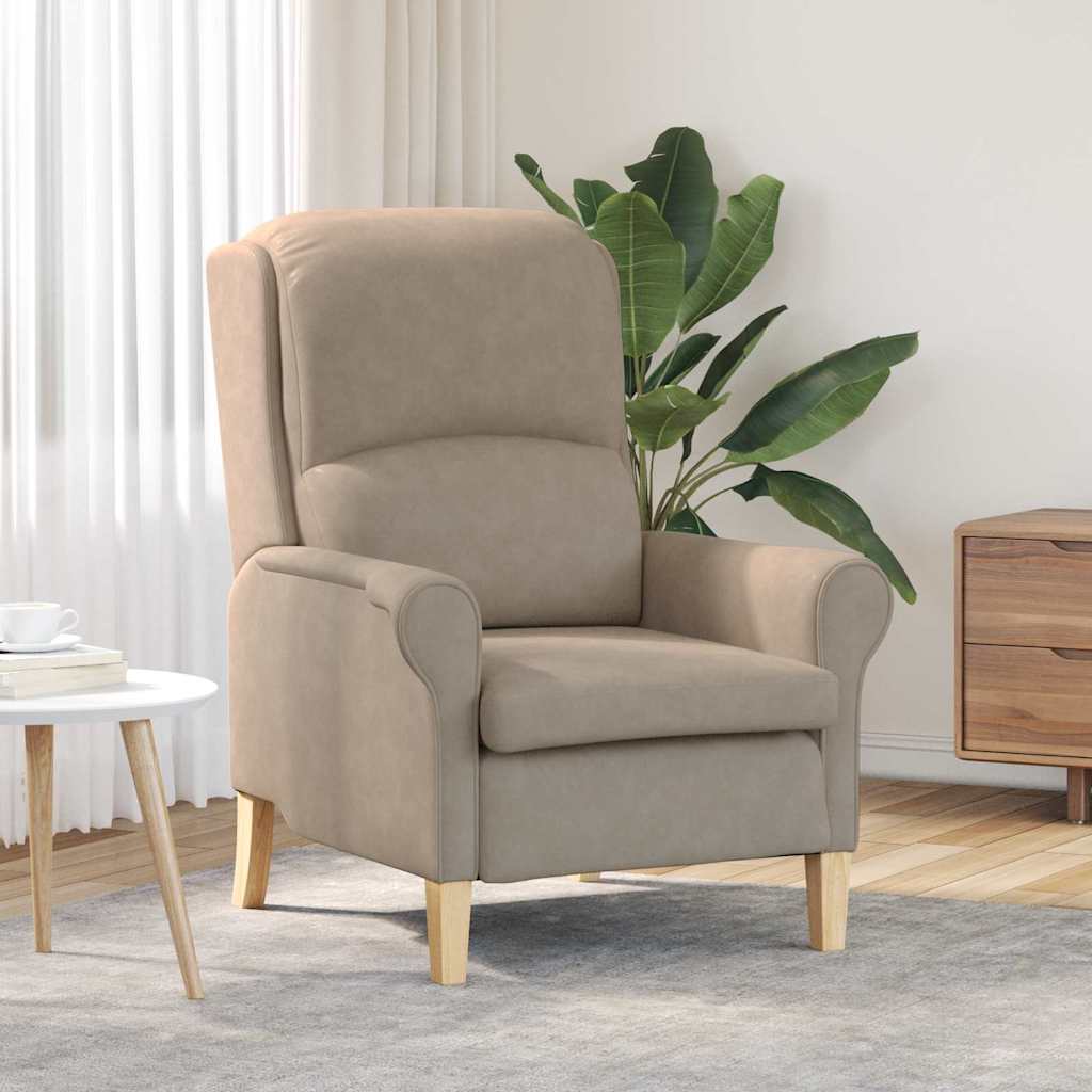 Fauteuil Taupe Microvezel