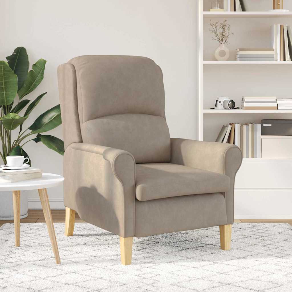 Fauteuil Taupe Microvezel