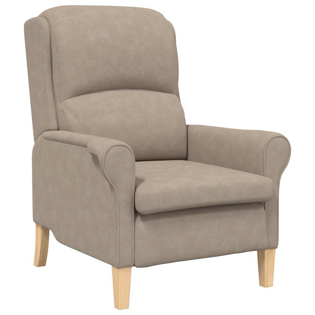 Fauteuil Taupe Microvezel