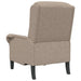 Fauteuil Taupe Microvezel