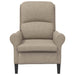 Fauteuil Taupe Microvezel
