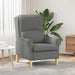 Fauteuil Donkergrijs 76 x 94 x 102 cm Microvezel