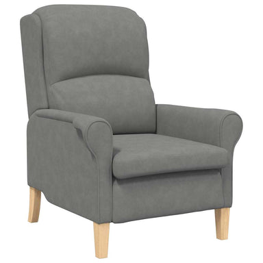 Fauteuil Donkergrijs 76 x 94 x 102 cm Microvezel