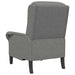 Fauteuil Donkergrijs 76 x 94 x 102 cm Microvezel