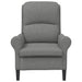 Fauteuil Donkergrijs 76 x 94 x 102 cm Microvezel