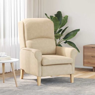 Fauteuil Crème 76 x 94 x 102 cm Microvezel