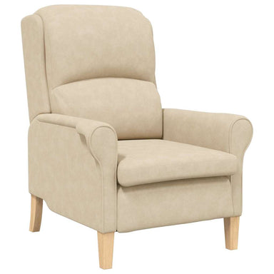 Fauteuil Crème 76 x 94 x 102 cm Microvezel