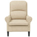 Fauteuil Crème 76 x 94 x 102 cm Microvezel