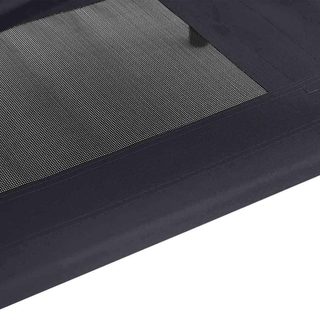 Hondenbed Zwart 76 x 62 x 70,5 cm Staal