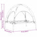 Hondenbed Zwart 76 x 62 x 70,5 cm Staal
