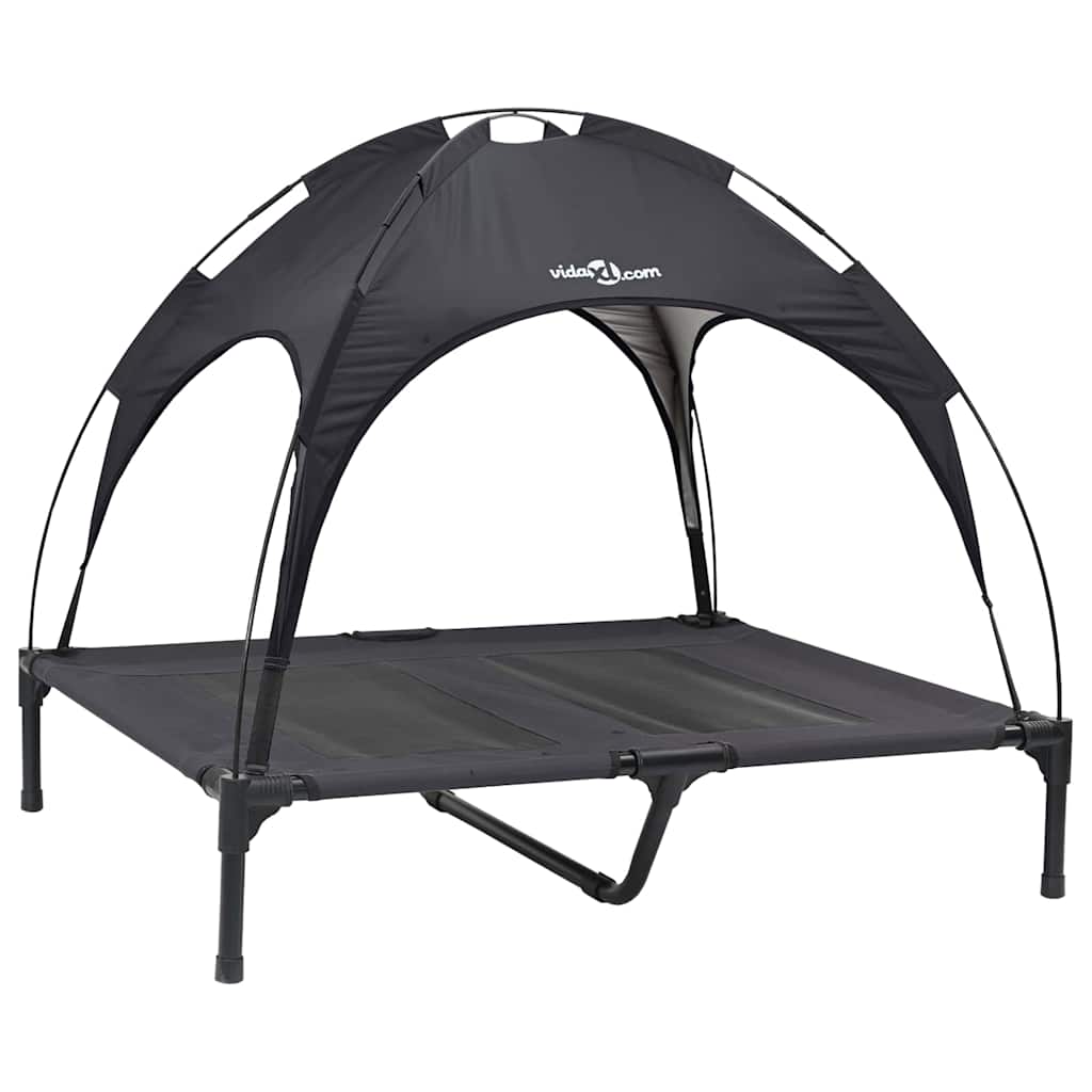 Hondenbed Zwart 92 x 77 x 82,5 cm Staal