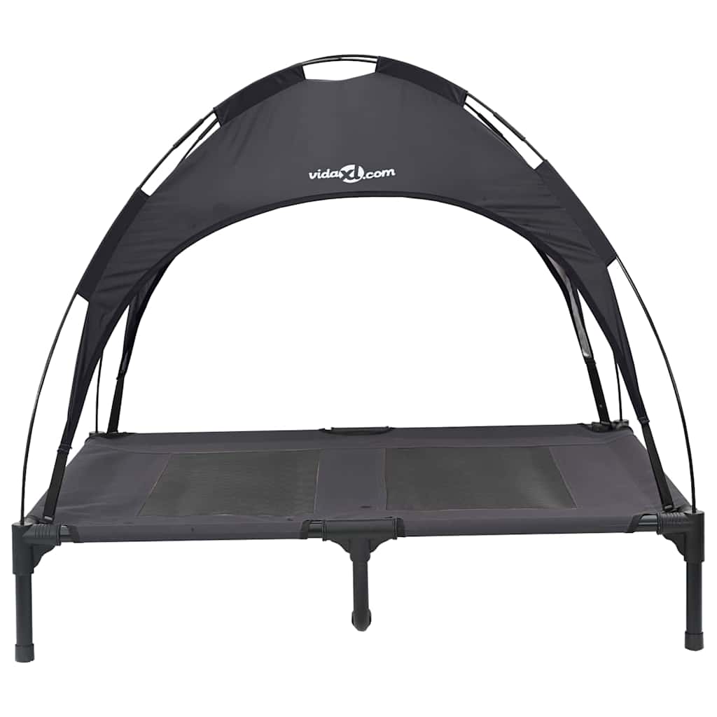 Hondenbed Zwart 92 x 77 x 82,5 cm Staal