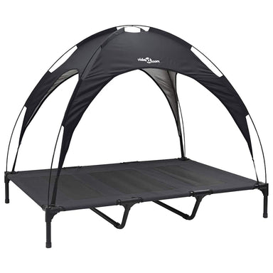 Hondenbed Zwart 122 x 93 x 106,5 cm Staal