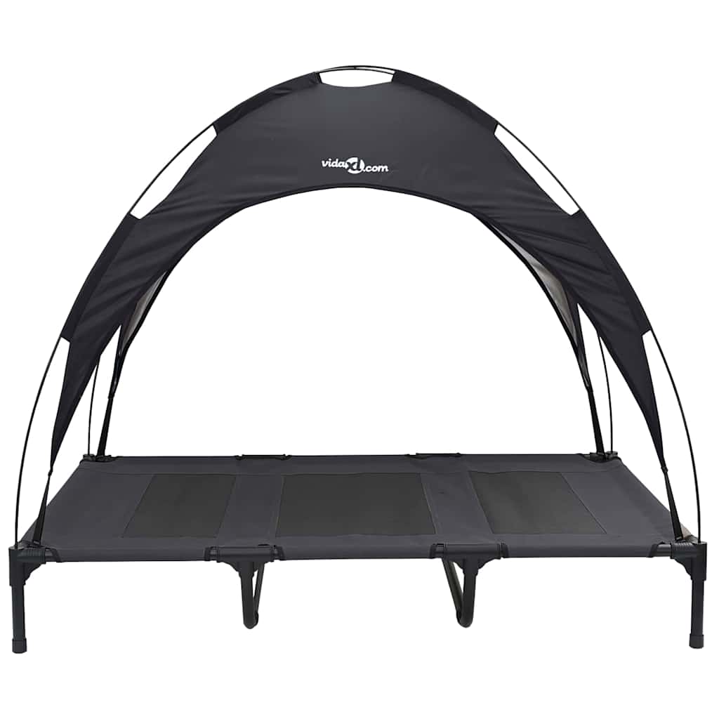 Hondenbed Zwart 122 x 93 x 106,5 cm Staal