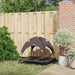 Hondenbed Bruin 92 x 77 x 82,5 cm Staal