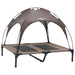 Hondenbed Bruin 92 x 77 x 82,5 cm Staal